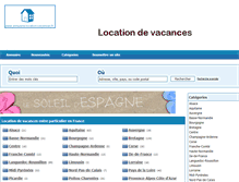 Tablet Screenshot of annuaire-location-vacances.fr