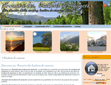 Tablet Screenshot of annuaire-location-vacances.com